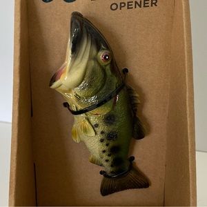 Bass Fish Bottle Opener New Novelty Gift for Fisherman Man Cave Father’s Day
